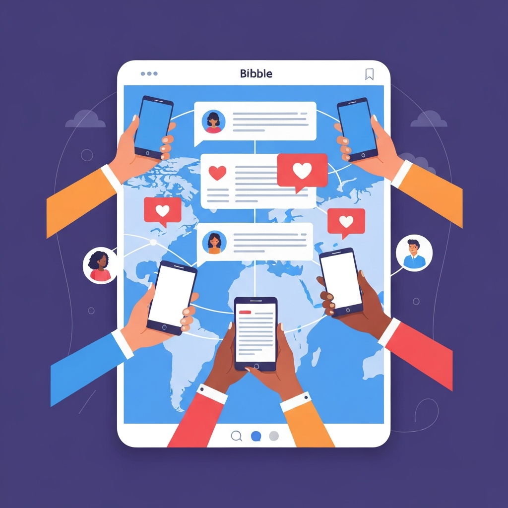 Bible Verse Sharing App Preview