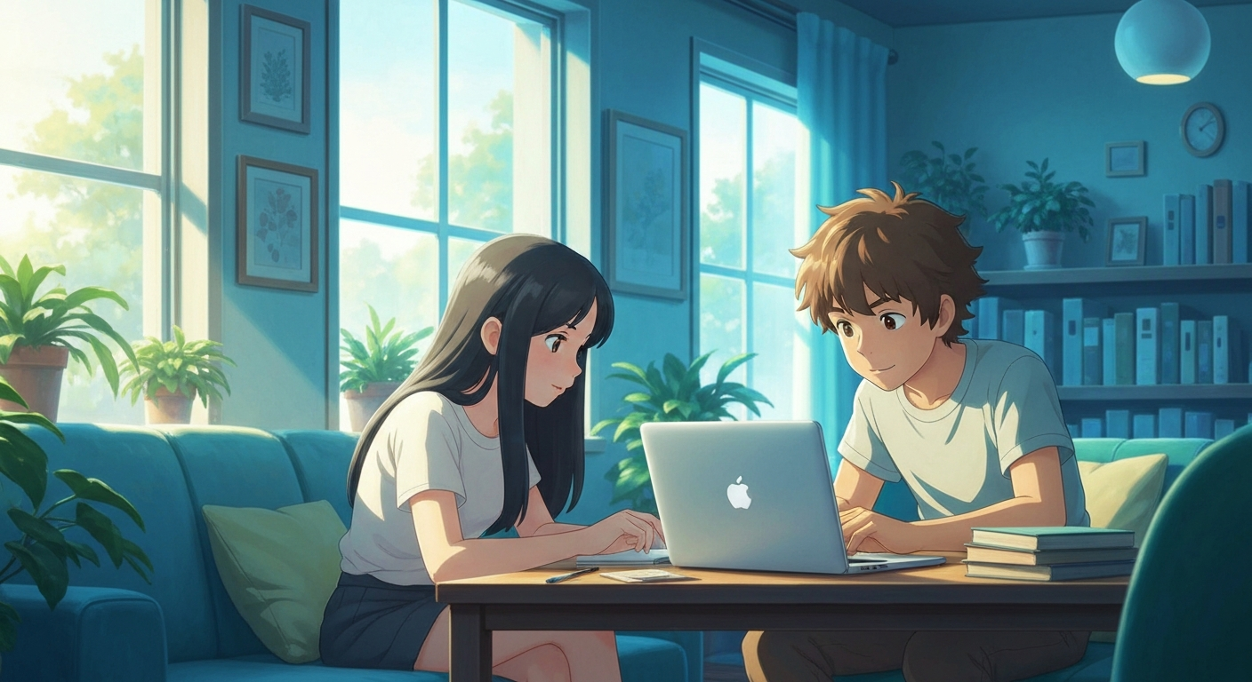 Students building projects together